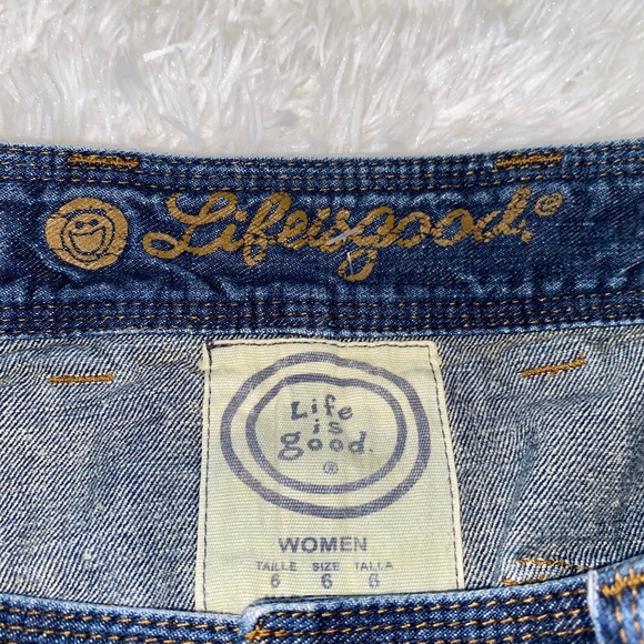 Life Is Good Denim Skirt in Excellent Condition - Picture 3 of 6